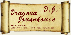 Dragana Jovanković vizit kartica